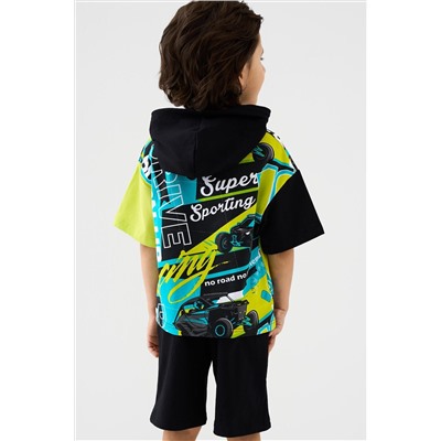 Комплект трикотажный для мальчиков: фуфайка (футболка), шорты PLAYTODAY, 1239628