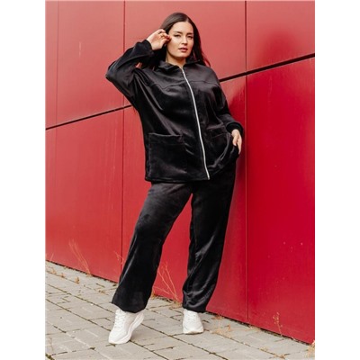 Куртка "Алиса" черный вельвет