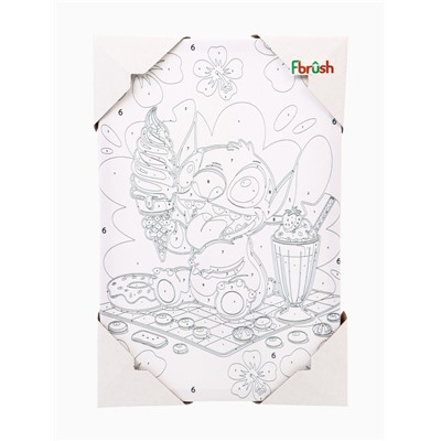 Картина по номерам на холсте с подрамником «Коала мутант» 20×30 см