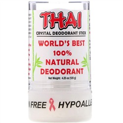 Thai Deodorant Stone, Thai Crystal Deodorant Stick, 4.25 oz (120 g)