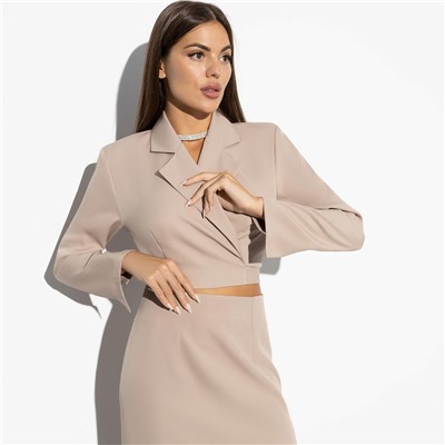 Жакет на запах, Стильная сенсация (beige)