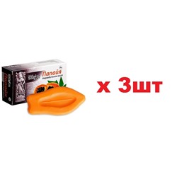 Aasha Herbals Мыло косметическое папайя 75гр 3шт