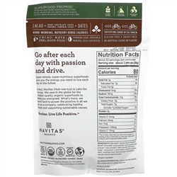 Navitas Organics, Organic Power Snacks, Chocolate Cacao, 16 oz (454 g)