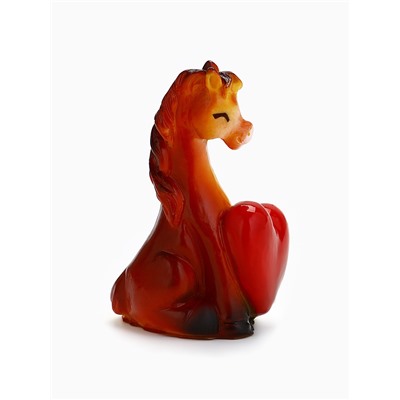 Сувенир новогодний «Лошадь с сердцем 2026», 3.5 см