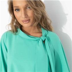 Блуза с эффектом многослойности, Невероятная красотка (мятная)