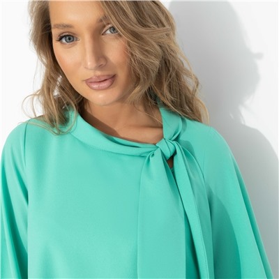 Блуза с эффектом многослойности, Невероятная красотка (мятная)