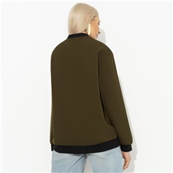 Бомбер с накладными карманами, Бунтарка (green)