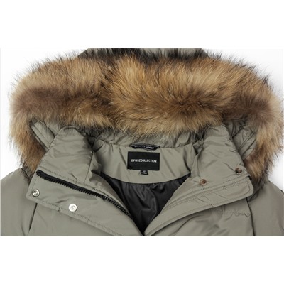 Парка натуральный мех