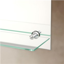 Зеркало, настенное,  с полкой, 30х40 см