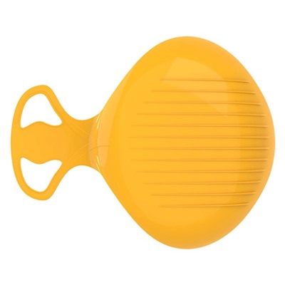 Санки-ледянки «Скороход», жёлтые, 65×42 см