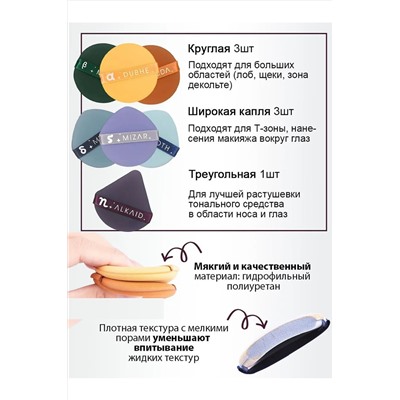 Набор спонжей 60653 НАТАЛИ, 1124165