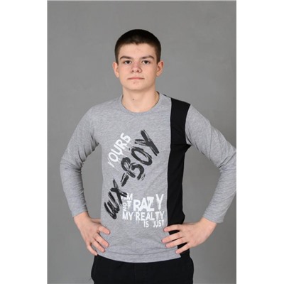 Футболка 83017 подростковая (Меланж)