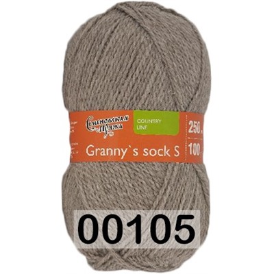 Пряжа Семеновская Grannys Sock S / Бабушкин носок ПШ