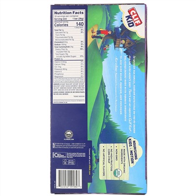 Clif Bar, Clif Kid, Z Bar, органические батончики, со вкусом шоколадного печенья, 18 батончиков, 36 г (1,27 унции) каждый