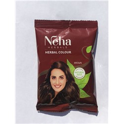 Neha Herbals Hair Colour Brown (20г*10 пакетик)/Краска для Волос Коричневый (20г*10 пакетик) 200г.