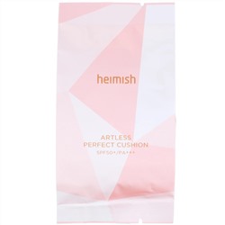 Heimish, Artless Perfect Cushion, легкое тональное средство с запасным блоком, SPF 50+/PA+++, оттенок 23 натуральный бежевый, 2 шт. по 13 г