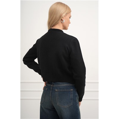 Женский вязаный кардиган на пуговицах Happyfox