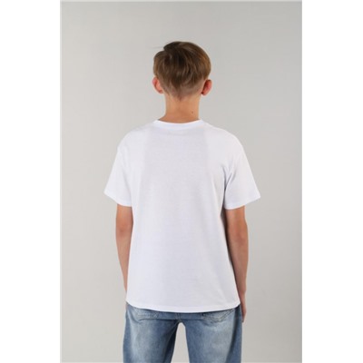 Фуфайка (футболка) для мальчика Карнавал-2 (Молочный)