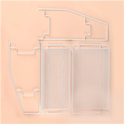 Органайзер для хранения, двухуровневый, 31×32×16.5 см, белый