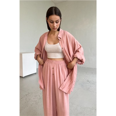 Костюм женский  SET065/06/Пудровый