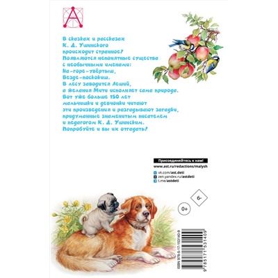 АСТ Ушинский К.Д. "Четыре желания. Рассказы и сказки"