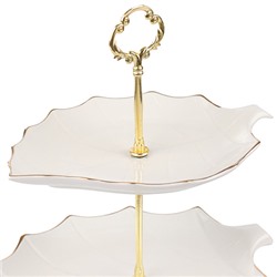 90022-138A Конфетница 3 яруса 4пр керамика LR (х10)