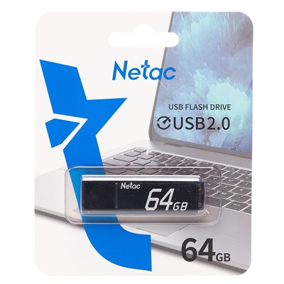 Флэш накопитель USB 64 Гб Netac U351 (black)