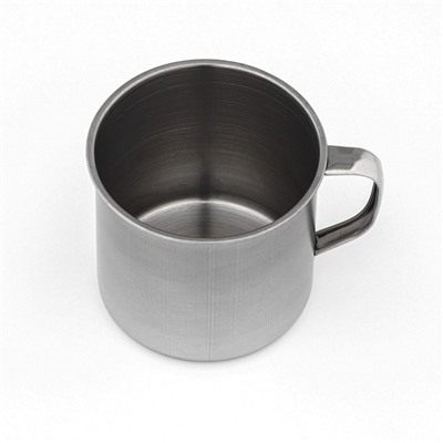 Кружка Доляна «Мэйли», 550 мл, d=9.5 см, толщина 0.33 мм, нержавеющая сталь, хромированная