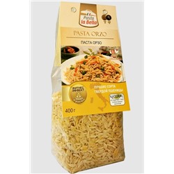 Макароны Орзо "Pasta la bella" 400г ЭКОПРОДУКТЫ, 1189881