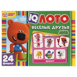 IQ-лото "Ми-ми-мишки. Веселые друзья" 24 пластиковые фишки