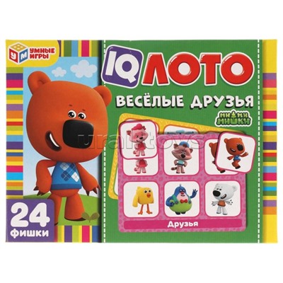 IQ-лото "Ми-ми-мишки. Веселые друзья" 24 пластиковые фишки