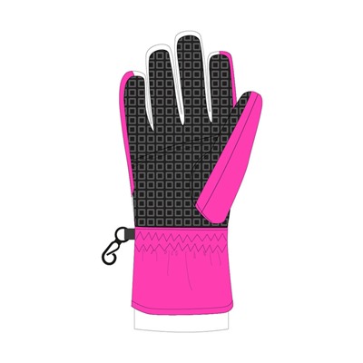 Перчатки текстильные для девочек