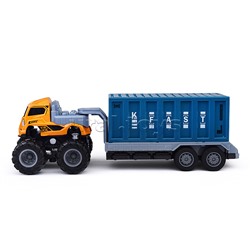 Машина "Мега контейнер" (свет,звук) в коробке