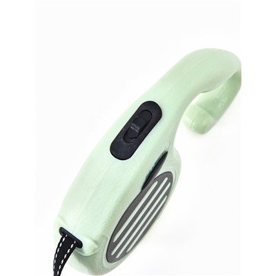 Рулетка - поводок для собак, лента 3 м, зелёная