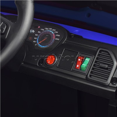 Электромобиль "Профи" на аккумуляторе, с р/у управлением, в коробке (синий)