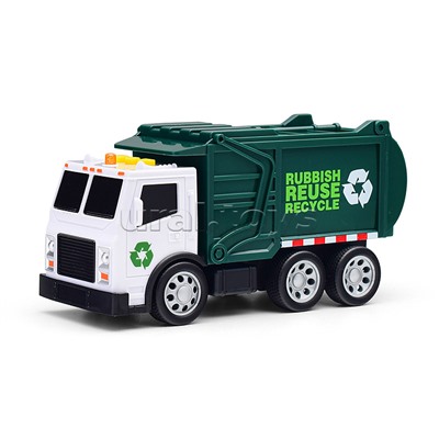 Машина "Мусоровоз" 1632 (свет, звук) в коробке