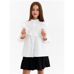 Блузка для девочки MINAKU, белая, рост 146 см