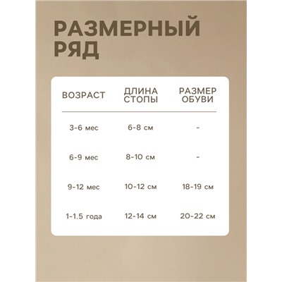Носки детские Крошка Я BASIC LINE, набор 10 пар, 10-12 см, темно-серый