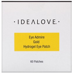 Idealove, Гидрогелевые патчи для глаз с золотом, 60 патчей