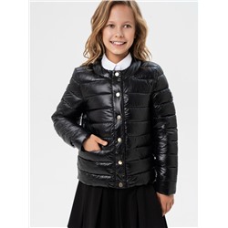 Куртка текстильная с полиуретановым покрытием для девочек (бомбер)