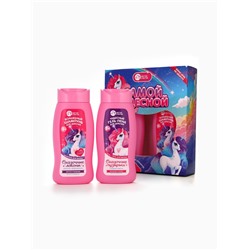 Набор детский «Самой чудесной», гель-пена 250 мл, шампунь 250 мл, Чистое счастье