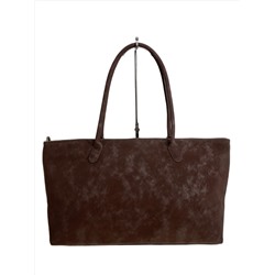 Женская сумка из искусственной кожи, цвет шоколад