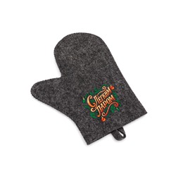 Рукавица для бани и сауны «С лёгким паром», полиэфир 70%, шерсть 30%, «Добропаровъ»