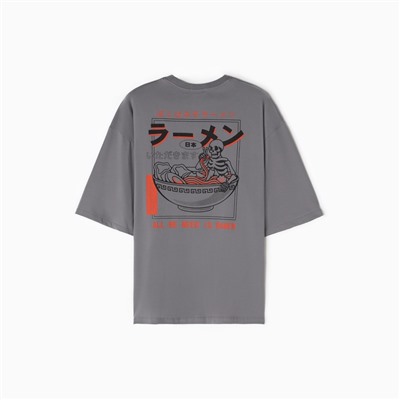Футболка мужская MIST Ramen, серый, р. 50