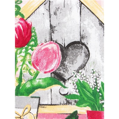 Набор кухонных полотенец Доляна «Самой заботливой», 35×60 см-2 шт., 100% хл