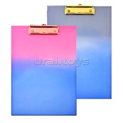 Клипборд акриловый "Degrade" A4 (220x310 мм) толщина 3 мм, с выдвижным подвесом,