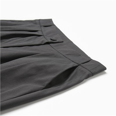 Брюки женские классические MINAKU: Safari, цвет графит, размер 50