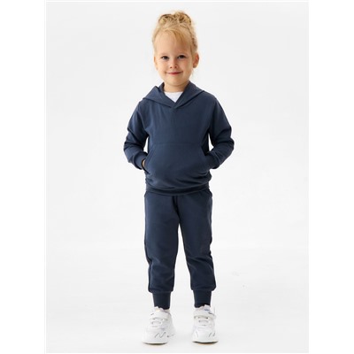 Комплект (фуфайка, брюки) детский НАЧЁС, цвет тёмно-серый, рост 92 см