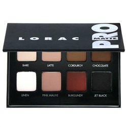 Lorac, Pro Matte Palette, палетка теней для век, 4 г