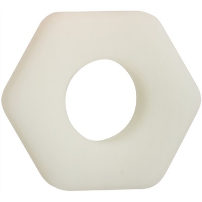 Белое люминесцентное эрекционное кольцо Glow-In-The-Dark Liquid Silicone Prolong Sexagon Ring
